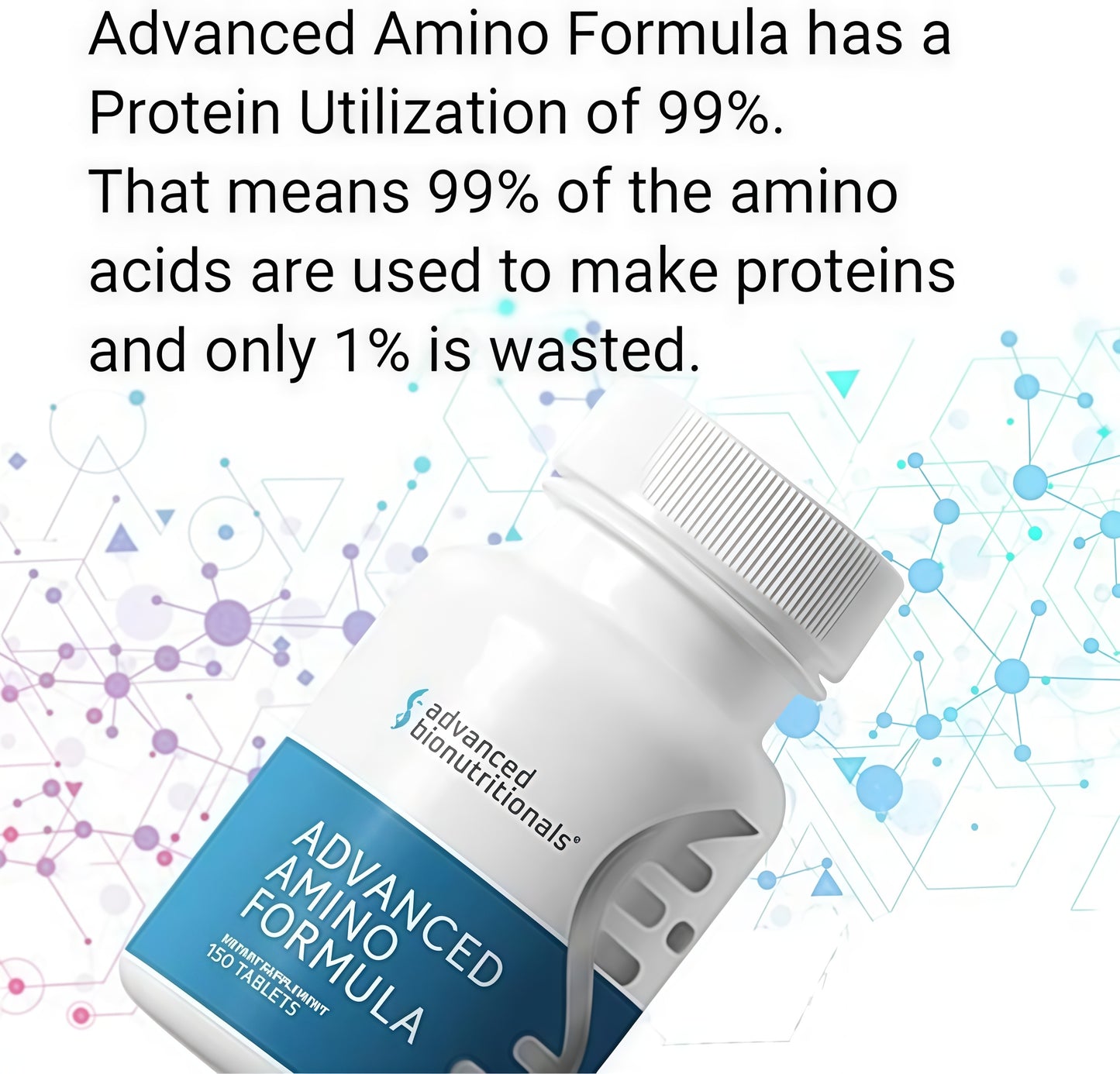 Advanced Amino Formula | Essential Amino Acid Tablets | Vegan, 150 Count
